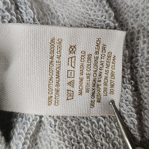 We The Free, Acid Wash Eagle Graphic Sweatshirt, Mauve Gray, Size M, Like New - Picture 8 of 11